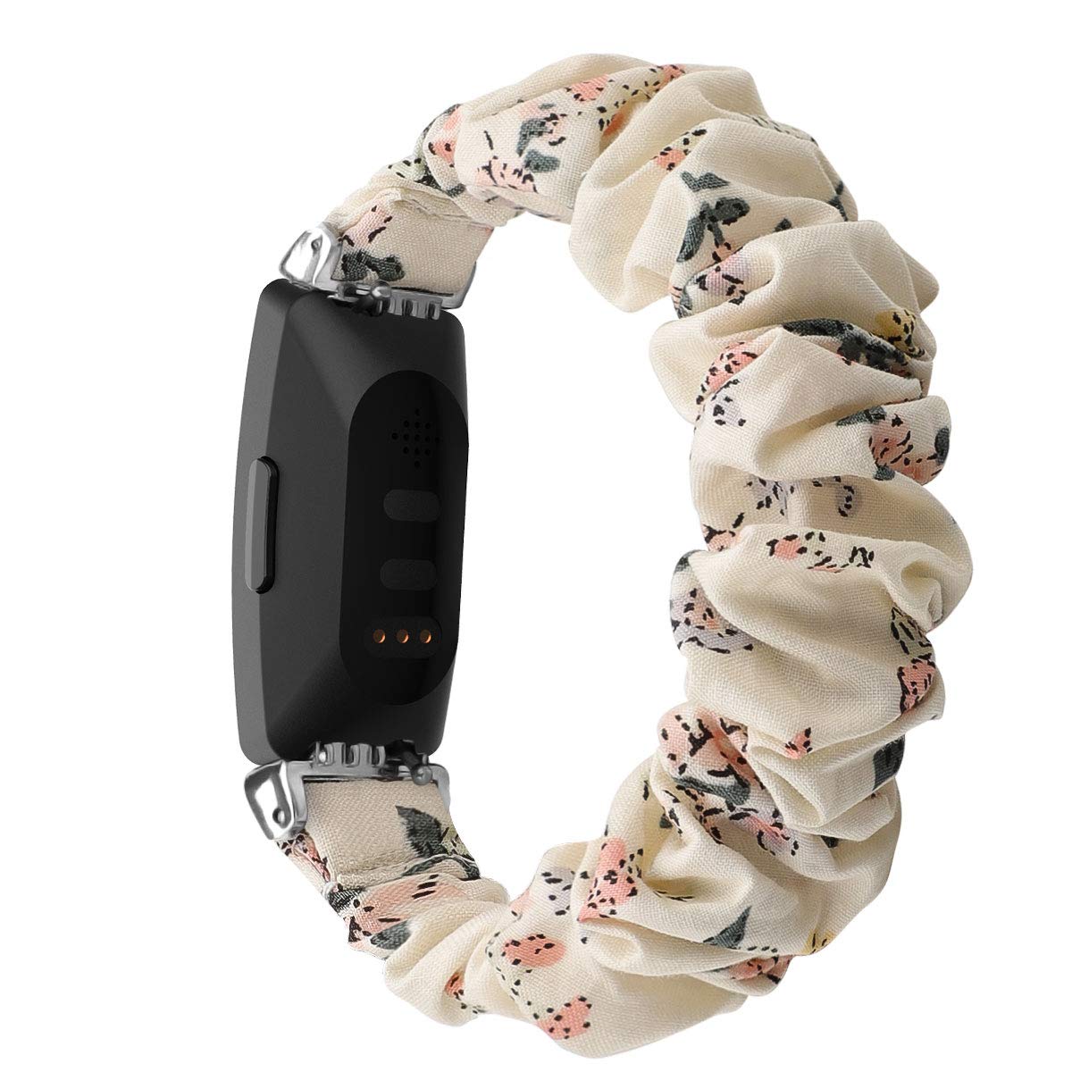 Chofit Strap Compatible with Fitbit Ace 2 Straps, Replacement Scrunchies Arm Band Chiffon Satin Wristband for Women for Kids Girls Ace 2 Fitness Tracker (I)