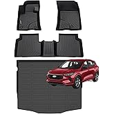 Jenofa-Car Floor Mats & Cargo Liner for 2020-2026 Ford Escape Gas (NO Hybrid) All Weather Floor Mats Set Full Set Floor Liners Custom for Escape 2025 Accessories