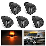 Nilight LED Cab Marker Lights 5 PCS 16 LED Smoke