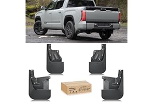 Nilight Mud Flaps for Toyota Tundra 2022 2023 2024 2025, No Drilling Precision Fit Exterior Accessories Heavy-Duty Splash Guards Protection, Front & Rear Set
