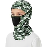 AOPREL Kids Balaclava Ski Mask with Breathable Holes, Windproof Fleece Full Face Mask for Cold Weather Boys Girls