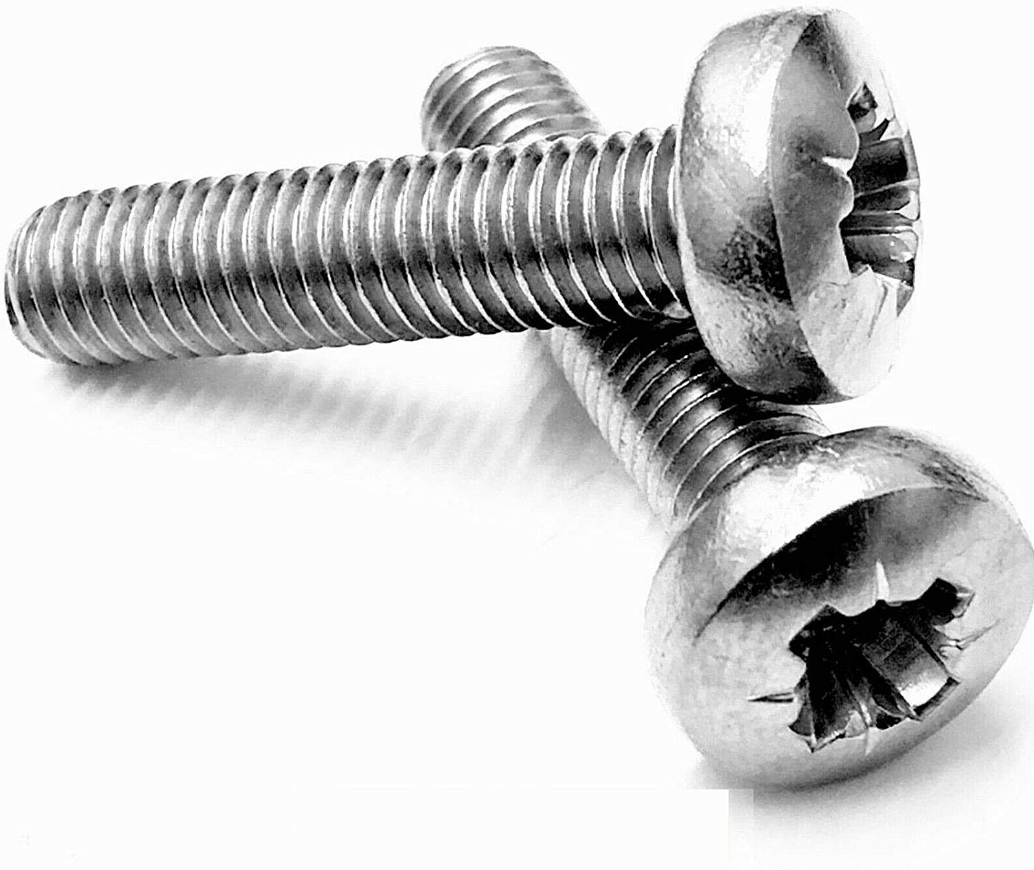 KADco® Pozi Pan Head Machine Screws Pozi Drive Bolts A2 Stainless Steel DIN 7985 (M3.5 x 5mm (20 pcs))
