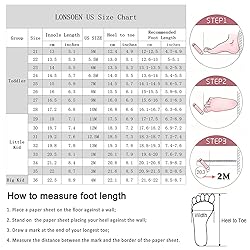LONSOEN Toddler/Little Kid Boys Girls Soft