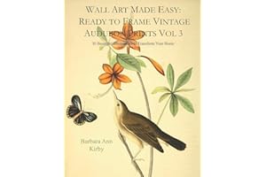 Wall Art Made Easy: Ready to Frame Vintage Audubon Prints Vol 3: 30 Beautiful Illustrations to Transform Your Home