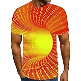 Short Sleeve Shirts for Ladies Man Summer Fall Crewneck Print Fish Net Mesh Tops Shirt Blouse Mens Women 2026