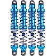 INJORA RC Shock Absorber Oil Adjustable Damper Set with Springs for 1/10 RC Truck Crawler Axial SCX10 TRX4 D90 (90mm)