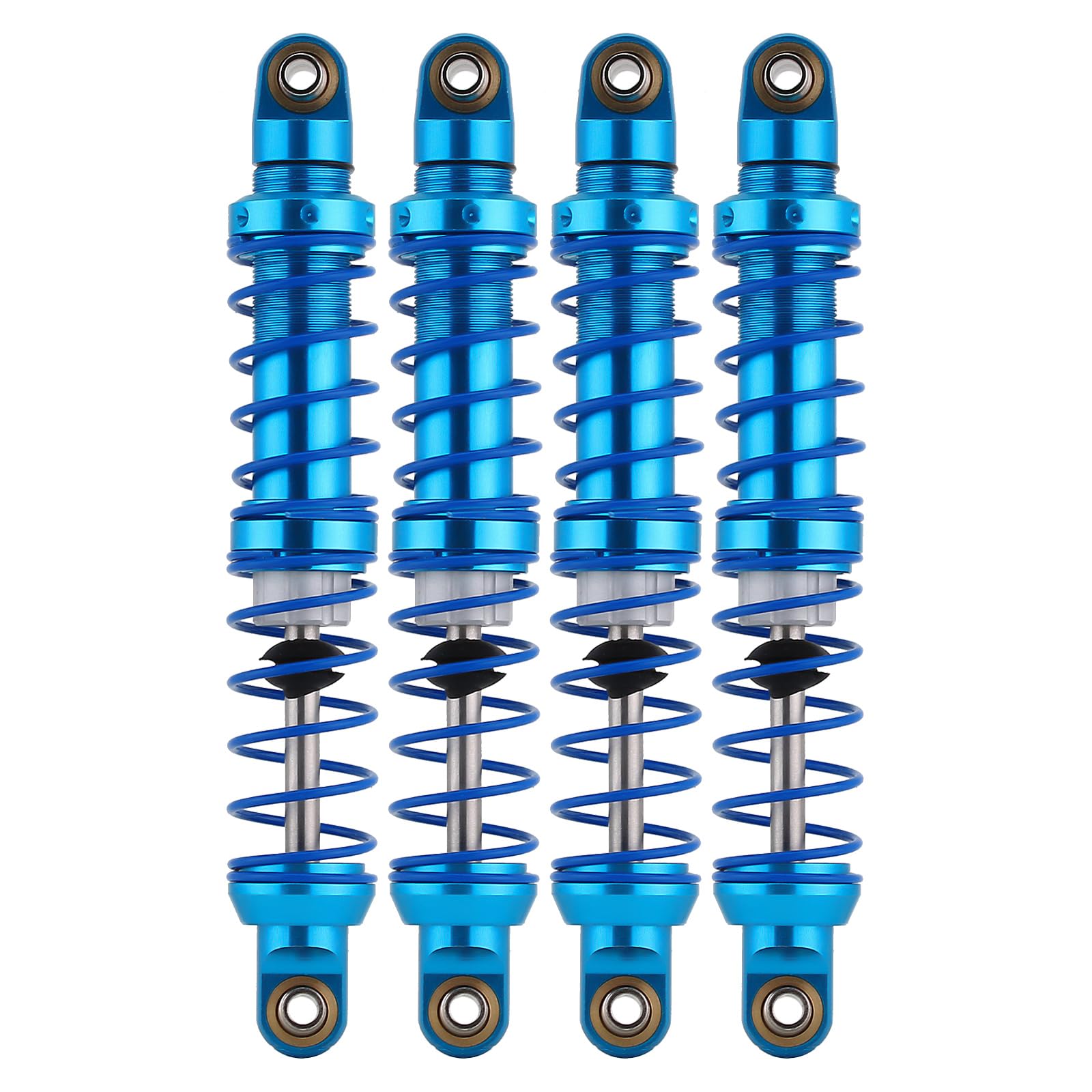 Photo 1 of INJORA RC Shock Absorber Oil Adjustable Damper Set with Springs for 1/10 RC Truck Crawler Axial SCX10 TRX4 D90 (90mm)