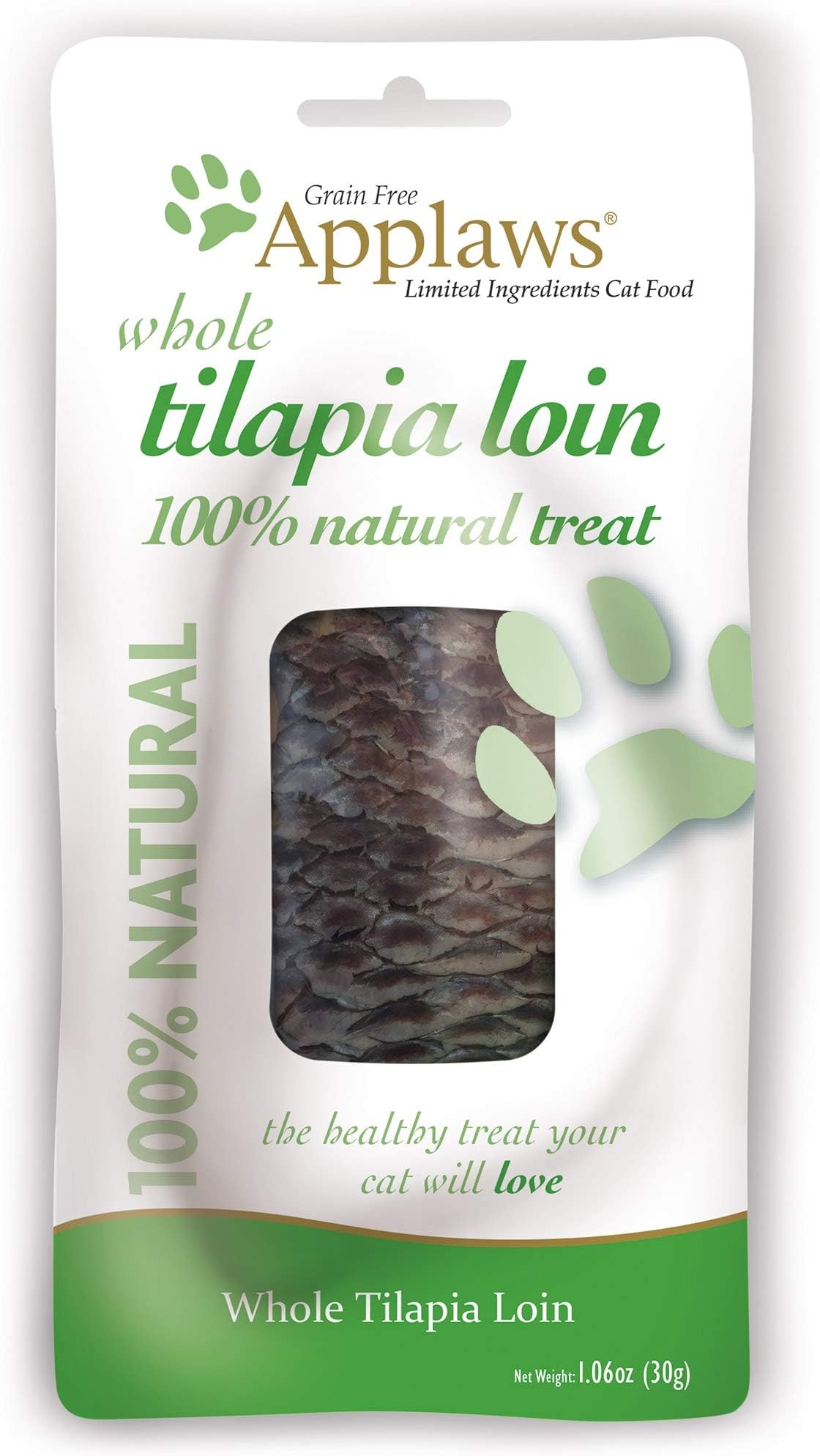 Applaws, Whole Tilapia Loin Natural Cat Treat