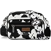 Wrangler Crossbody Bag for Women Multi Pocket Crossover Bag Shoulder Pursea with Adjustable Strap