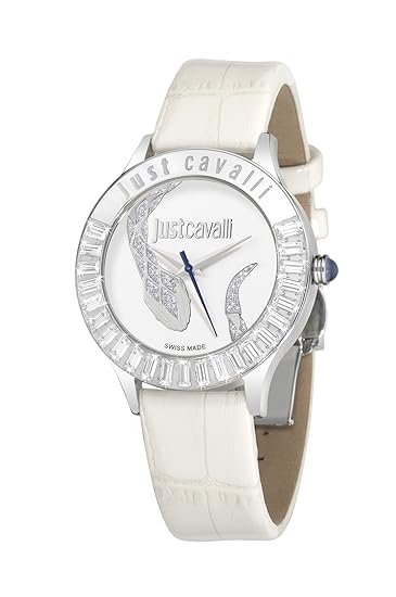 Just Cavalli Damen-Armbanduhr Analog Quarz Leder R7251597502