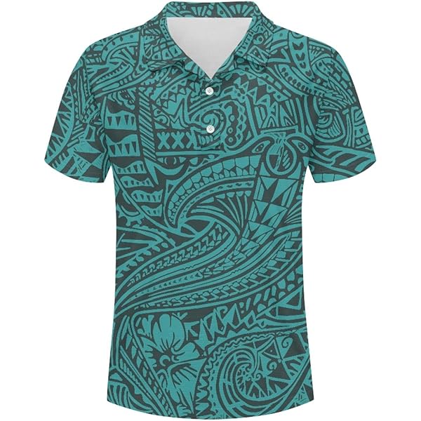 Amazon.com: Men's Short Sleeve Striped Knit Polo Shirt 70s Striped