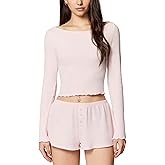 Florence by Mills Women's Micro Thermal Off-The-Shoulder Top