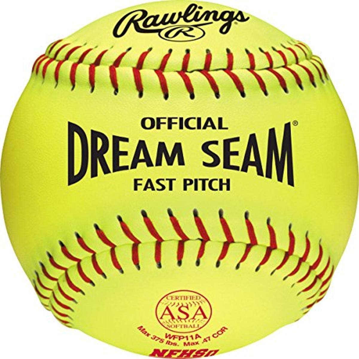 Rawlings Official Dream Seam ASA Fast Pitch Softball, WFP11A
