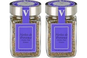 VICTORIA TAYLOR'S Herbes de Provence- 3.6 oz. Jar (Pack of 2) - 7 Classic, bright and bold spices blended for maximum flavor. Perfect for everyday use as well as French Specialty dishes.