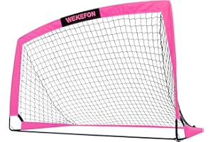 WEKEFON Soccer Goal 5' x 3.1' Portable Soccer Net with Carry Bag for Backyard Games and Training for Kids and Youth Soccer Practice, 1 Pack