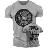 Squat Bench Deadlift Workout Shirt for Men Funny Gym Lifting Motivational Sayings