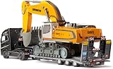 SIKU 6744 3-Axle Low Loader Nooteboom 1:32 CONTROL Electronic Ramp 4 LED Black view 7