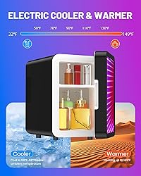 CUTIEWORLD Skincare Fridge - 4L Mini Fridge with