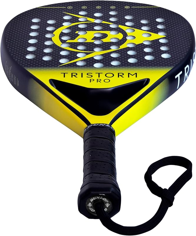 Dunlop Pala DE PÁDEL TRISTORM Pro – Forma de Diamante, núcleo Pro EVA, tecnología Power Frame para una progresión óptima