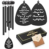 Memorial Gifts for Loss of Dad, 30" Metal Memorial Wind Chimes for Loss of Father, Windchimes In Memory of Dad, Sympathy Bereavement Gifts for Loss of Father