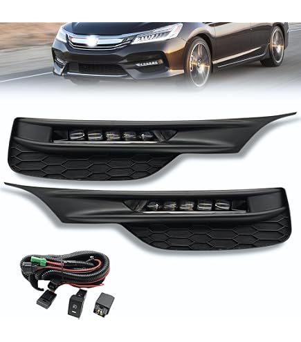 MATMACRO Front Bumper Grille For Honda Accord 2016-2017 - Lower Grill Replacement (Part HO1036126) - View #3