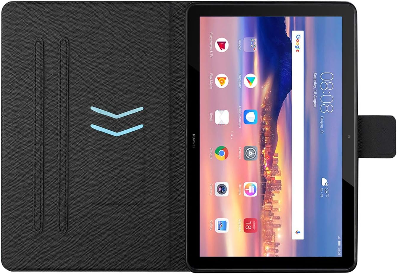 Case for Huawei MatePad T10S T10 2020 tablet Lightweight PU Leather Cute Anti Slip Stand Flip Wallet Cover with Card Holder Huawei MatePad T 10S/T 10 (Flower Elephant) - Image 3