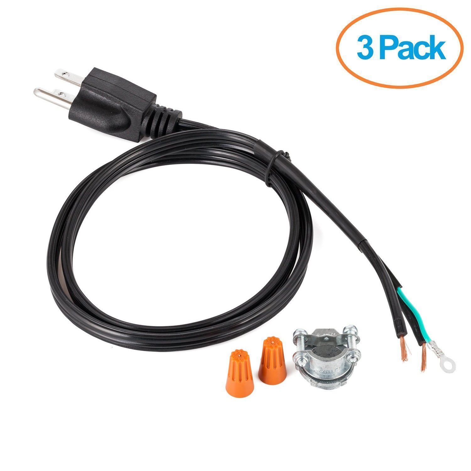 ClearMax 3 Pack Of Universal Garbage Disposal Power Supply Cord