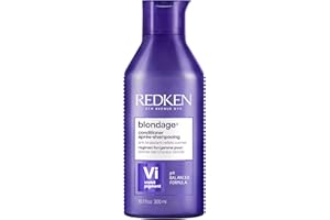 Redken Blondage Color Depositing Purple Conditioner For Blonde Hair - Tones & Moisturizes Brassy Hair