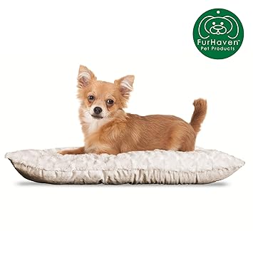 Buy Furhaven Pet Kennel Pad Ultra Plush Tufted Pillow Pet Bed