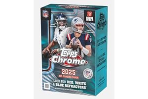 2025 Topps Chrome Football Sealed Blaster Value Box (7 Packs/Box)