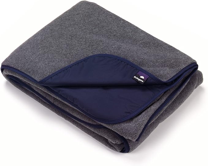 GoBlanket Waterproof Polartec Lg. Picnic Blanket Gray