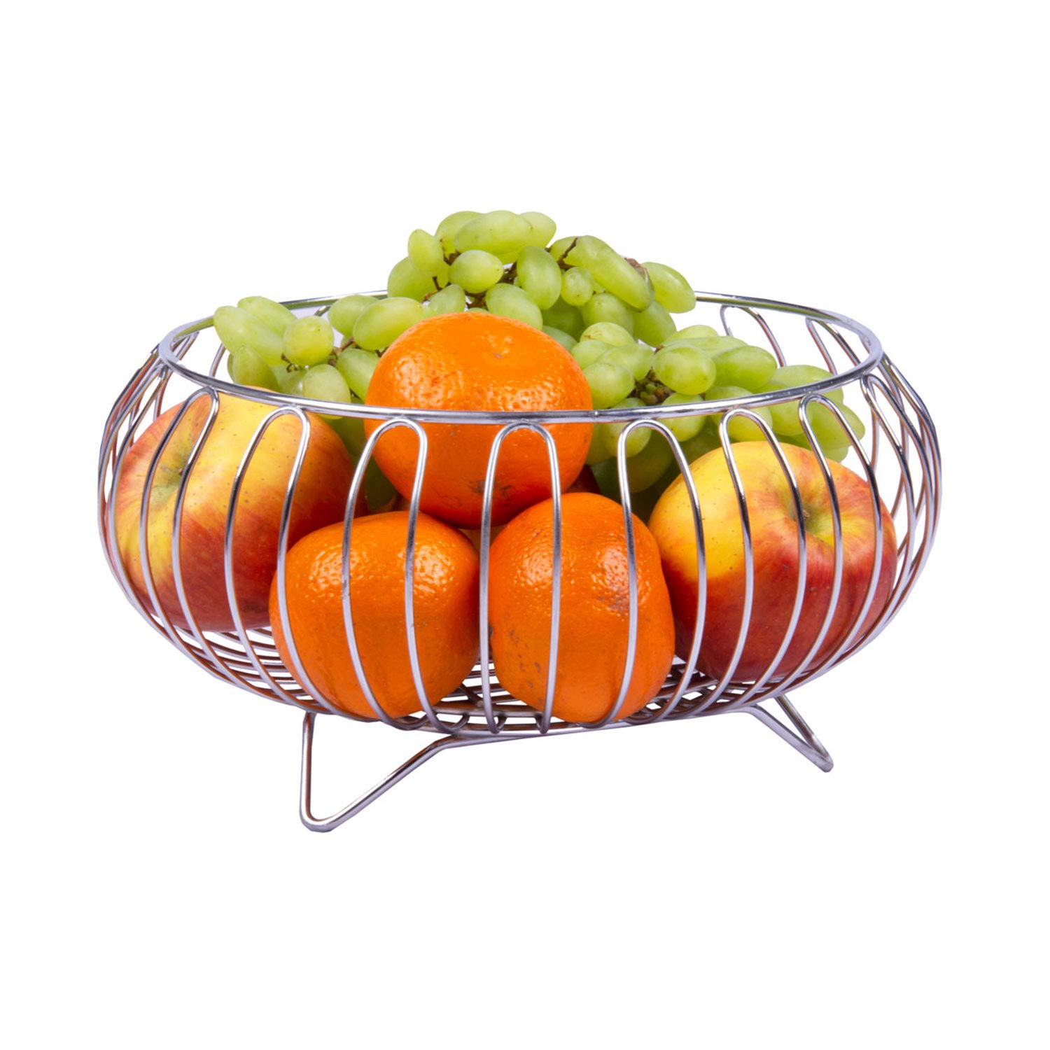 Buy PFB Heavy Stainless Steel Vegetable and Fruit Bowl Basket for