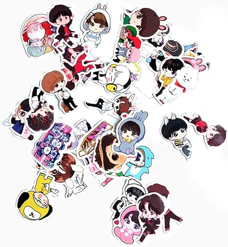 Amazon Co Jp Glorwefy Kpop 人気韓流グッズ 防弾少年団 ステッカー 手帳用シール 携帯電話 防水 スーツケース Diy スマホ フォトステッカー 漫画 かわいい ノート ヘルメット スケートボード パソコン 応援グッズ 40枚セット ホーム キッチン