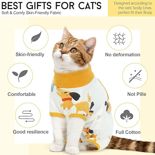 Cat Spay Post Surgical Clothing For Cats DENTRUN Cat Surgery