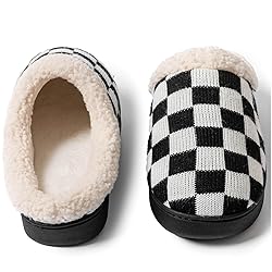 UBFEN Mens Slippers for Indoor Bedroom Memory Foam