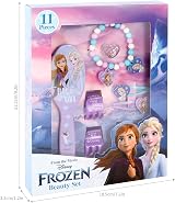 TDL 11pc Frozen Anna Elsa Beauty Set Girls Jewellery Hair Accessories Gift view 5
