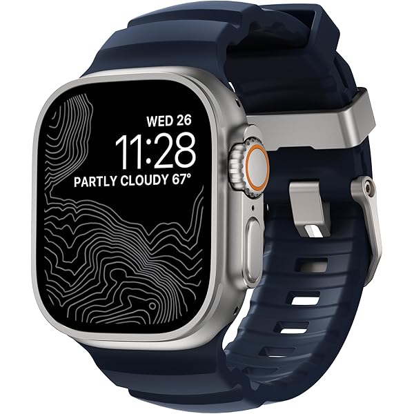 Amazon.com: NOMAD Rugged Band Black for Apple Watch - 45/49mm
