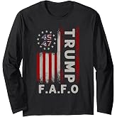 Funny American Flag Long Sleeve T-Shirt