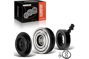 A-Premium Air Conditioner AC Compressor Clutch Kit Compatible with Ford Mustang 2007-2009, E-150 2007-2014, E-250 2007-2014, E-350 Super Duty 2007-2019, E-450 Super Duty 2007-2019, 4.6L 5.4L 6.2L 6.8L