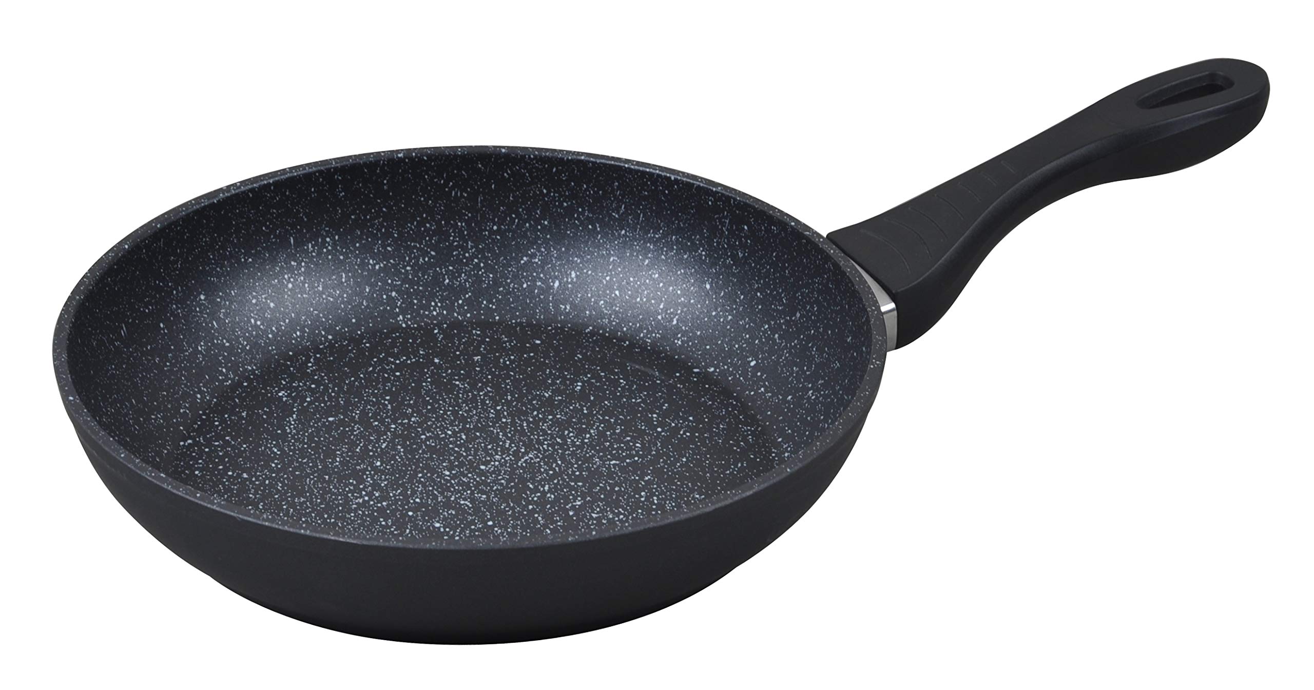 Commichef Die Cast Aluminium Forged Non-Stick Black Frying Pan, 24cm Diameter