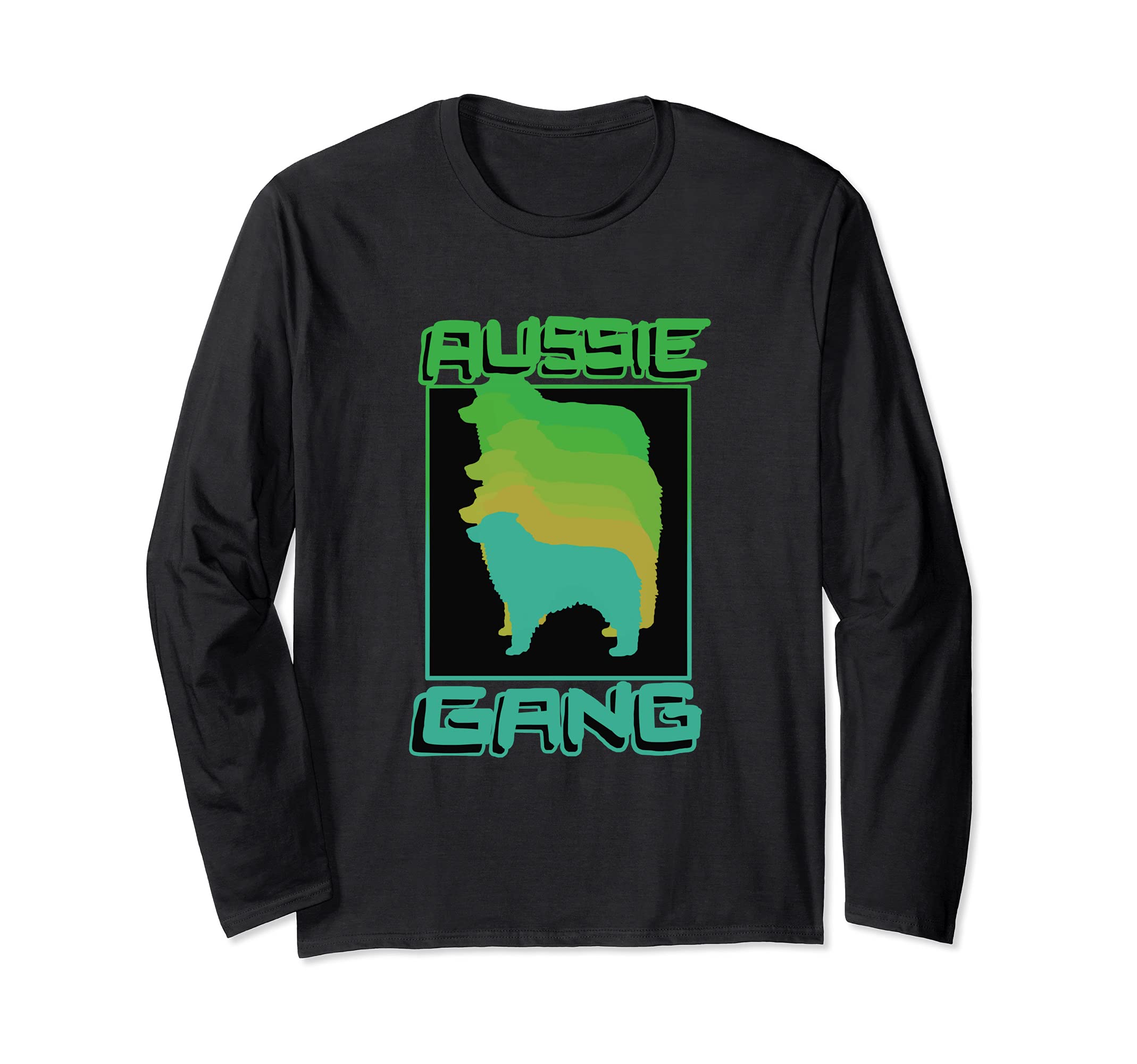 Australian Shepard Aussie Dog Long Sleeve T-Shirt