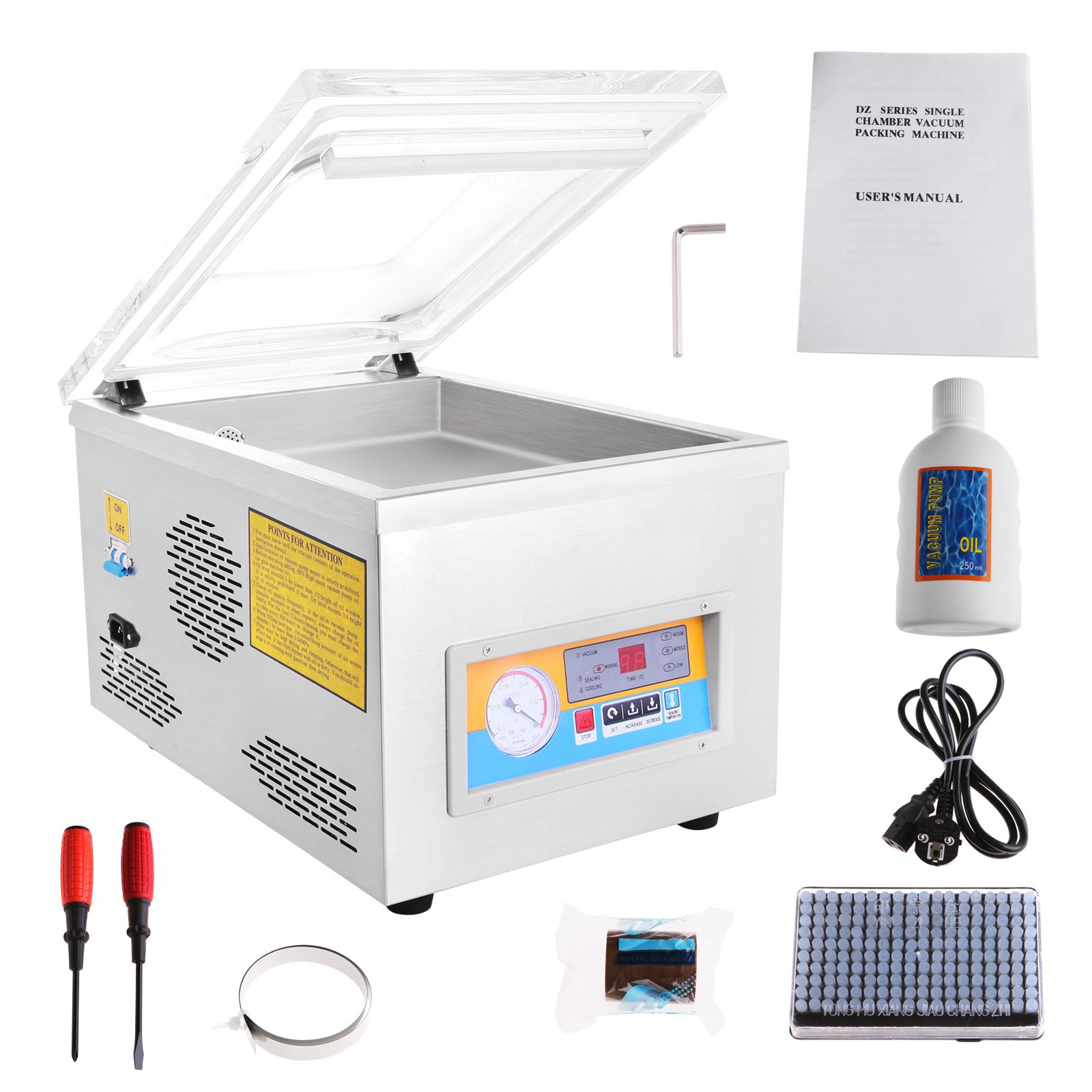 FoodKing Vacuum Sealer Vacuum Packing Machine Vacuum Chamber Kit