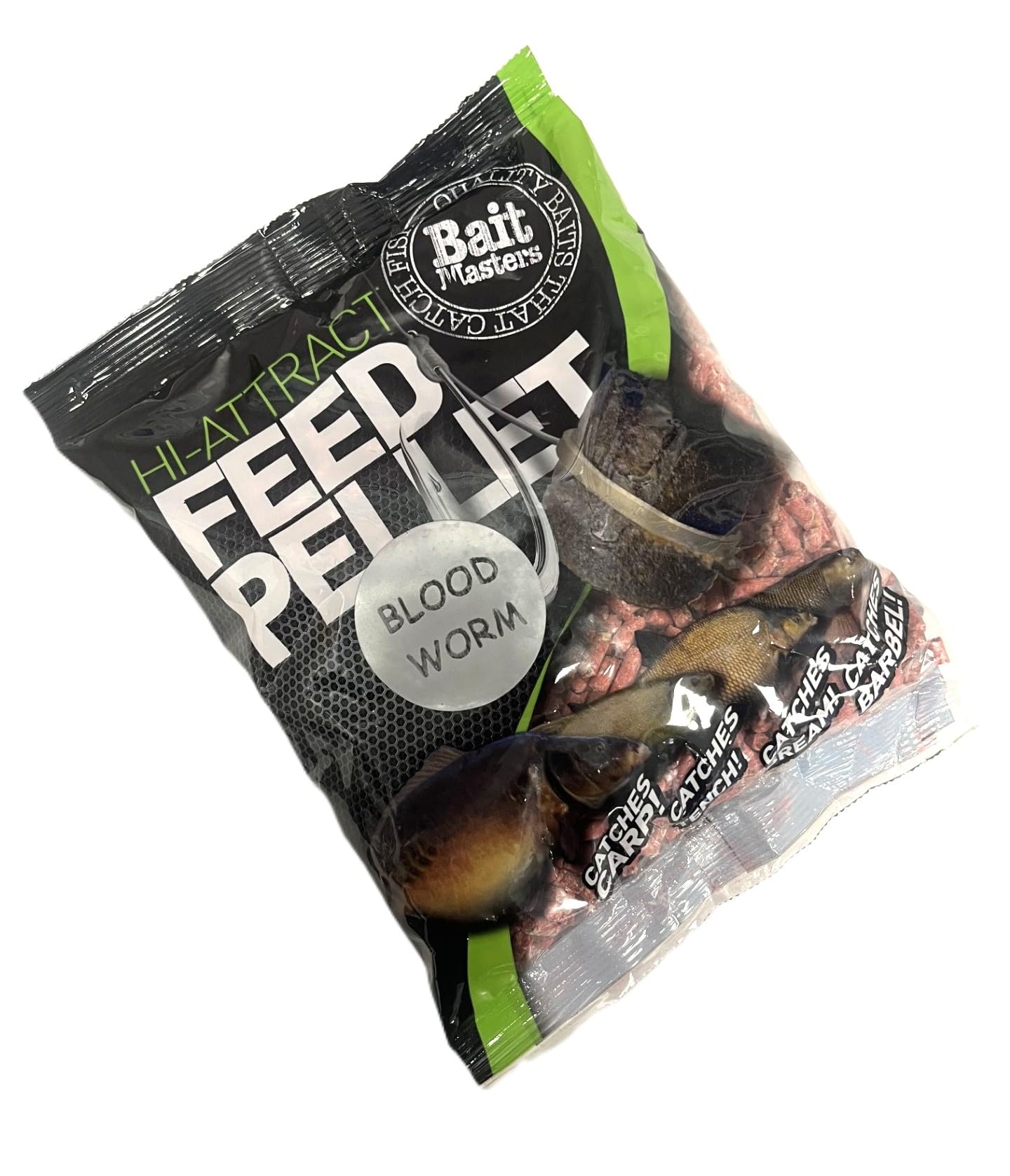 Bait Masters Blood Worm Pellets 4mm 500g Fishing Bait