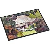 Caroline's Treasures 8741MAT Wash Day Doormat 18x27 Front Door Mat Indoor Outdoor Rugs for Entryway, Non Slip Washable Low Pi