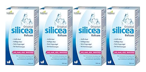 2 x 'Doppelpack' Hübner Original Silicea Balsam Gel 4X500ml