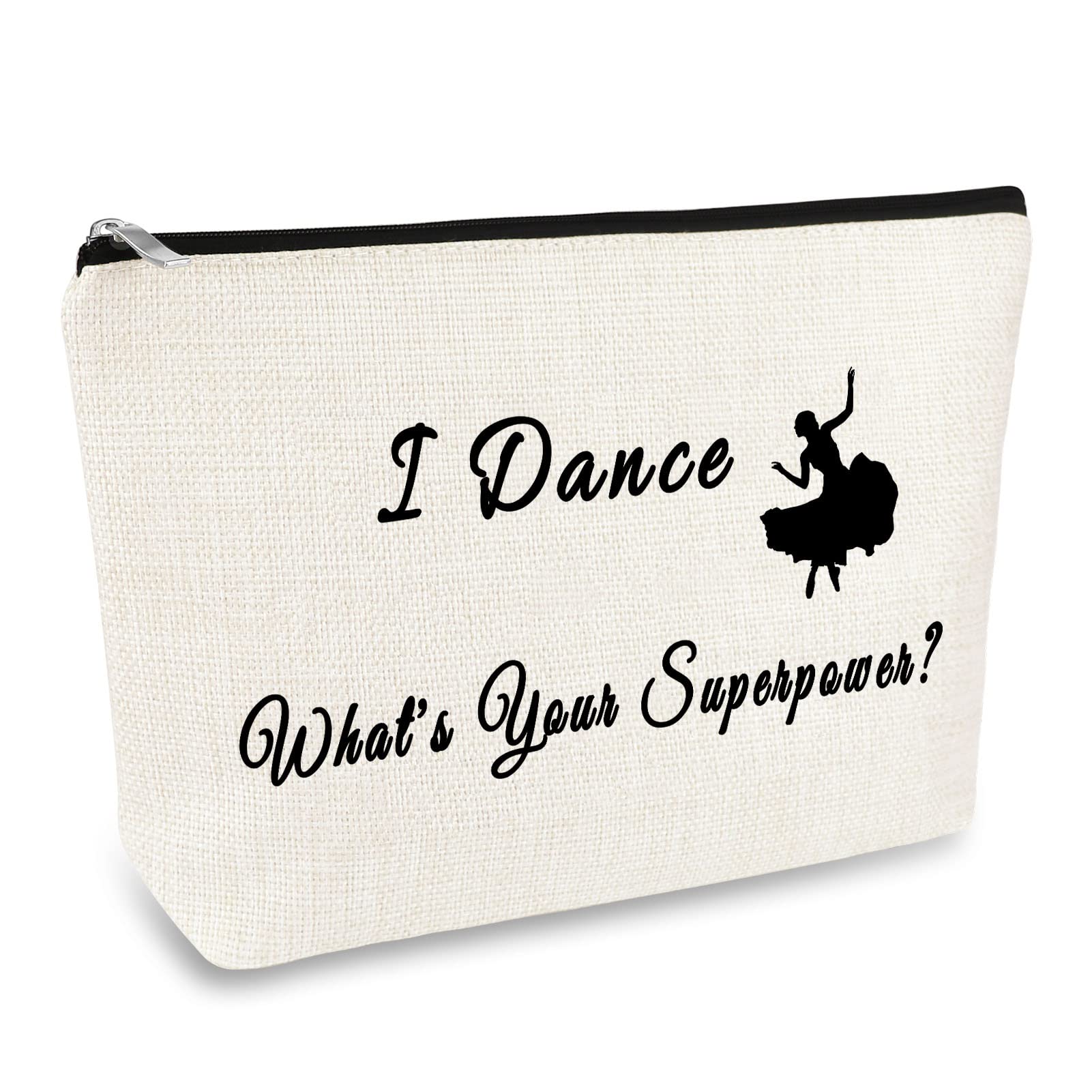 Dancer Gift Makeup Bag Pouch Dance Teacher Appreciation Gift Dancing Girls Cosmetic Bag Dance Team Inspiration Gifts Cheer Coach Dancing Lover Thanksgiving Day Birthday Gift