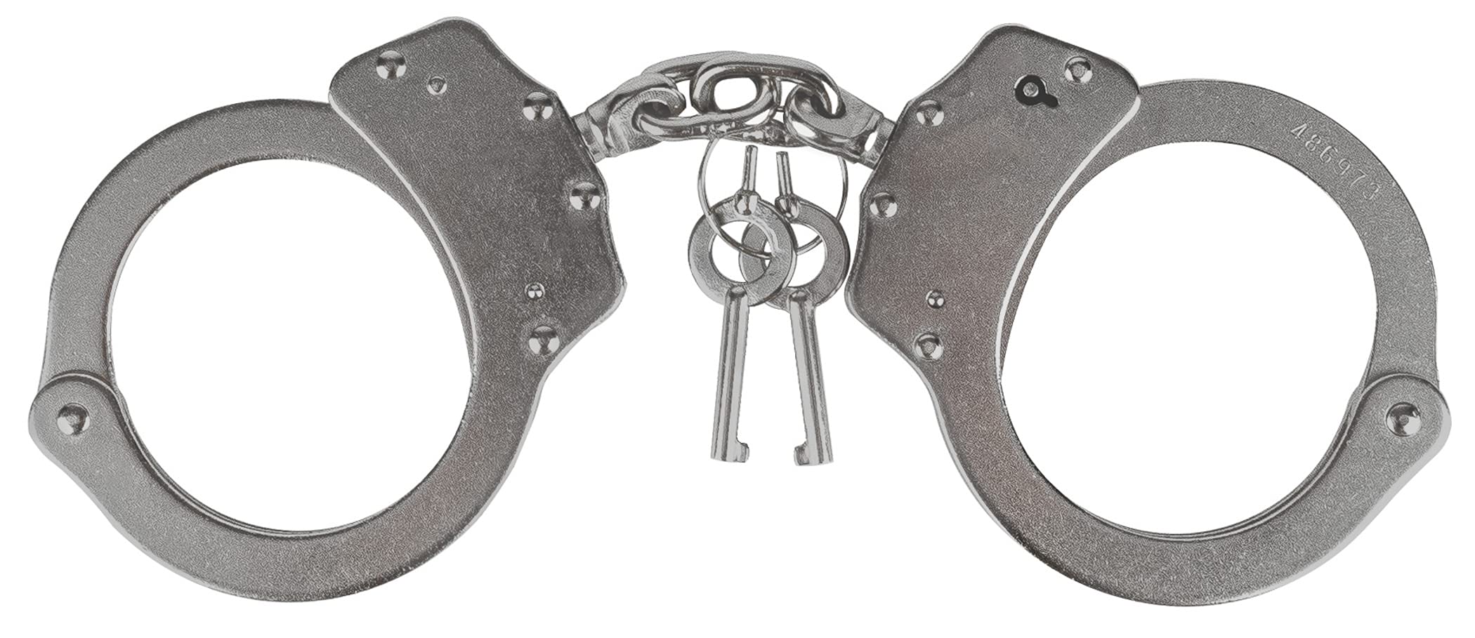 Viper TACTICAL Professional Heavy Duty Police Issue Handcuffs Nickel Plated Steel with 2 Keys Individually Serial Numbered