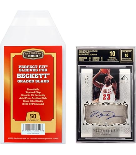 Amazon.com: Cardboard Gold PSA Graded Card Sleeves – 500 Count Clear  Display Without PSA Logo, Resealable Slabs Sleeve