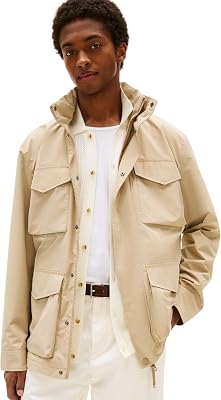Veste Mi-Saison Homme Packable Field avec Poches sur la Poitrine, Beige (Sandalwood), XL