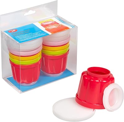 Tala Mini Coloured Jelly Moulds 150ml Set of 6 BPA Free Dishwasher Safe